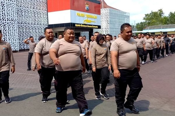 Alami Obesitas, 60 Anggota Polisi Trenggalek Ikuti Program Diet
