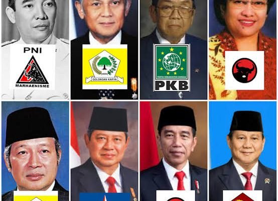 Perbandingan Jumlah Menteri Zaman Soekarno Hingga Prabowo
