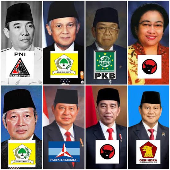 Perbandingan Jumlah Menteri Zaman Soekarno Hingga Prabowo