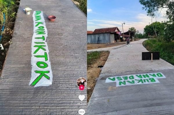 Viral Warga Sampang Bangun Jalan Pakai Dana Sumbangan dan Koin TikTok