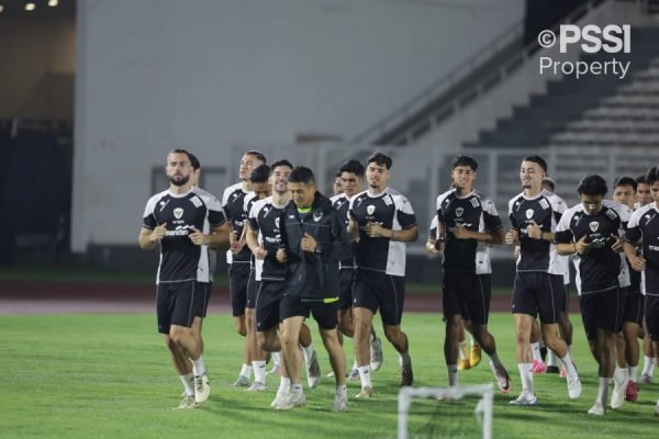 27 Pemain Timnas Indonesia Gelar Latihan Jelang Laga Lawan Jepang