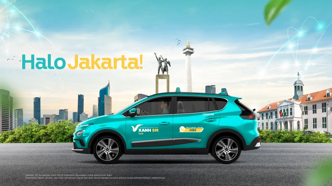 VinFast Luncurkan Taksi Listrik di Jakarta, Saingi Grab dan Gojek?