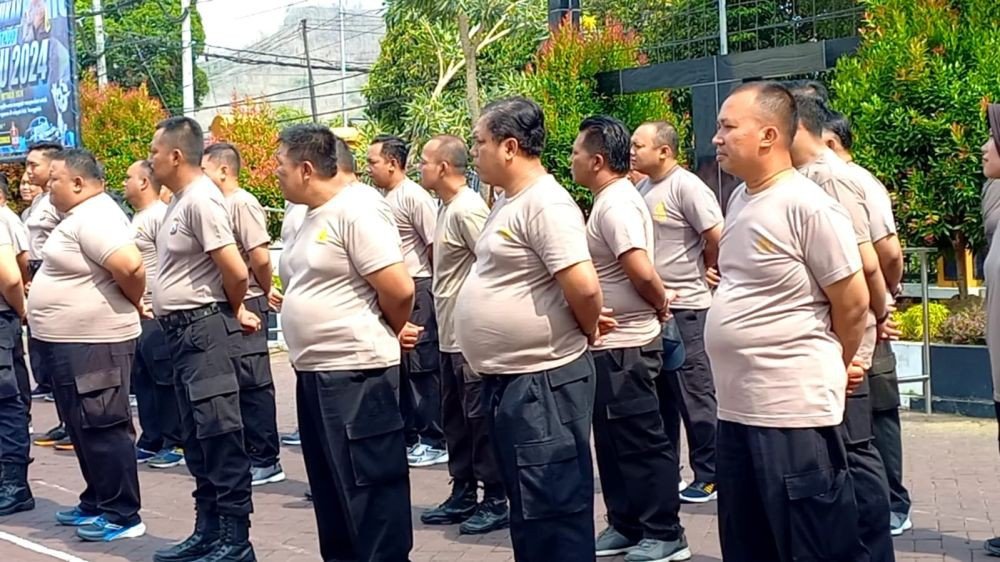 60 Polisi Obesitas di Trenggalek Sukses Jalani Program Diet Khusus