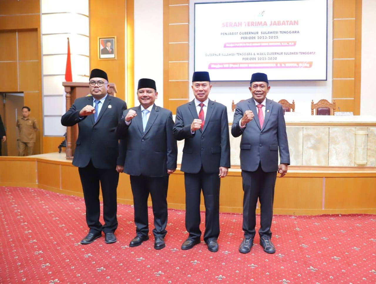 Pemprov Sultra Gelar Sertijab Gubernur dan Wakil Gubernur Sultra 2025-2030
