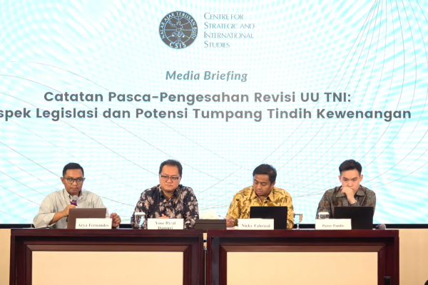 CSIS: Jika Pemerintah Mau Enaknya Sendiri, Demo RUU TNI Kian Gencar
