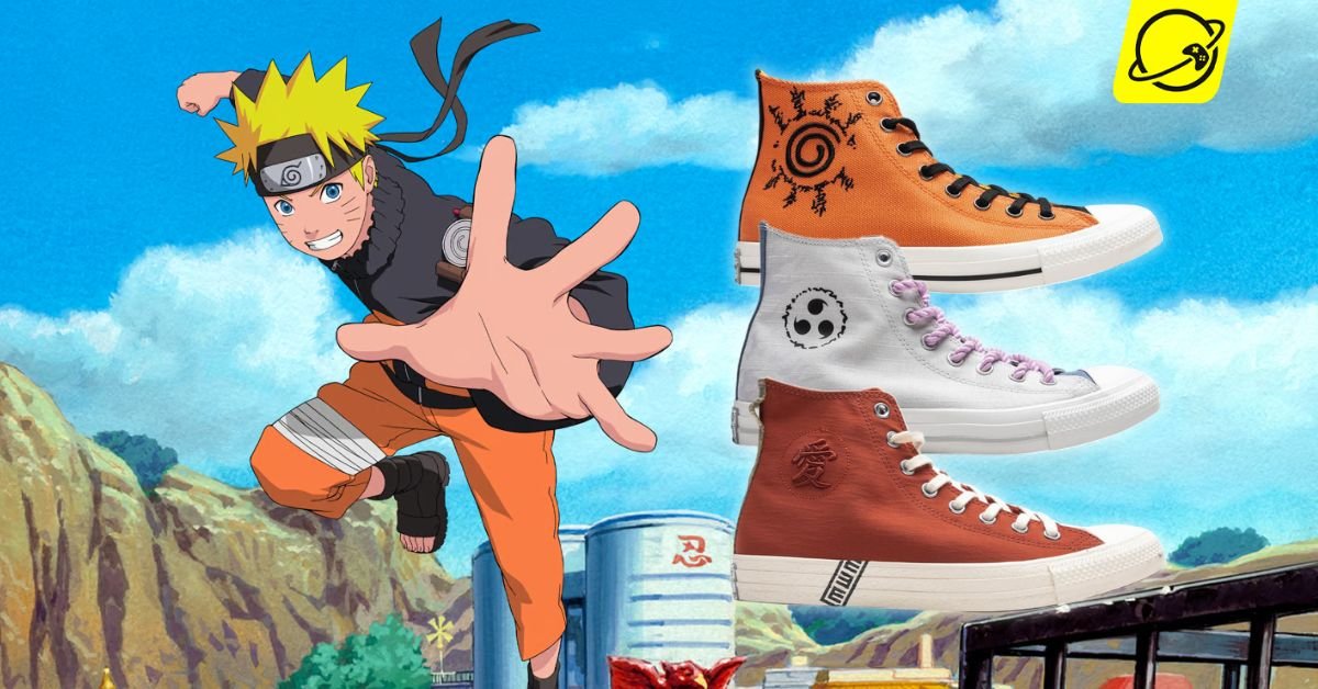 Converse Rilis Sepatu yang Terinspirasi Dari Naruto, Sasuke, dan Gaara