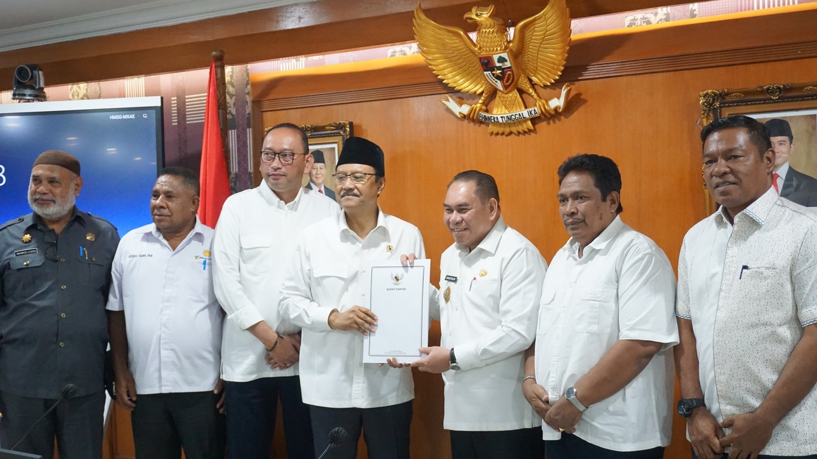 Bupati Fakfak Samaun Dahlan Hadiri Agenda Audiensi Bersama Mensos, Bahas 3 Hal