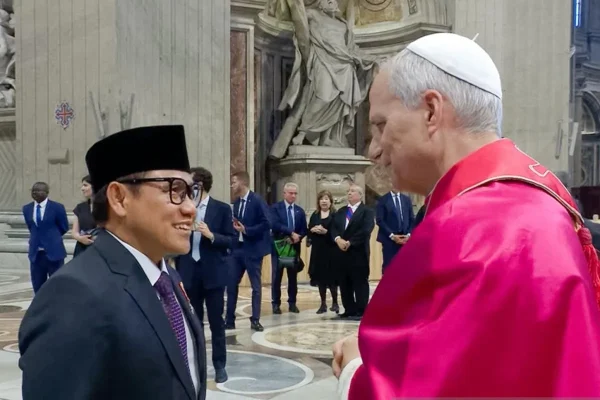 Prabowo Tunjuk Cak Imin Hadiri Pelantikan Paus Leo XIV