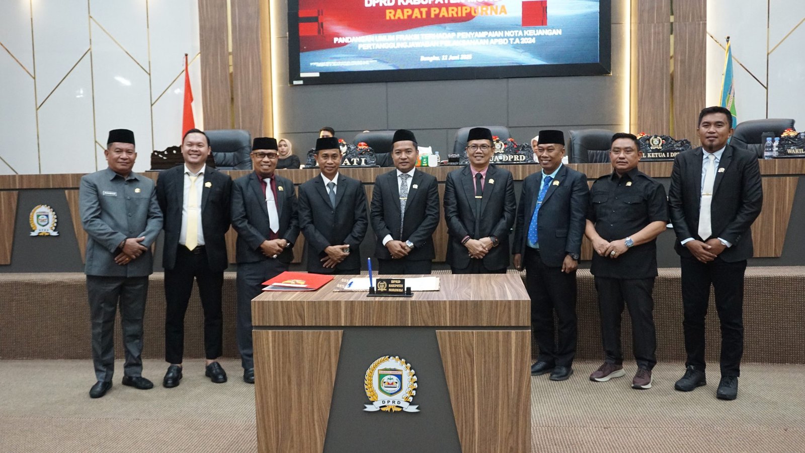 DPRD Morowali Gelar Rapat Paripurna Pandangan Fraksi Soal APBD 2024