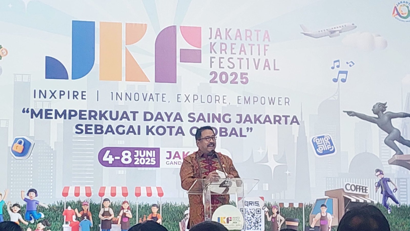 Buka JKF 2025, Wagub Rano Karno Optimis Wujudkan Jakarta Kota Global
