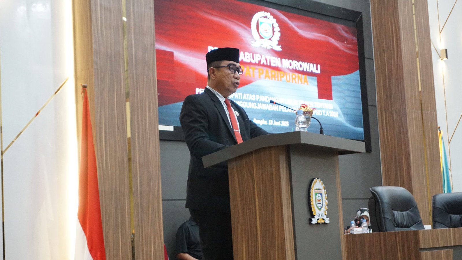 Asisten I Bupati Jawab Pandangan Fraksi DPRD Morowali Soal APBD 2024