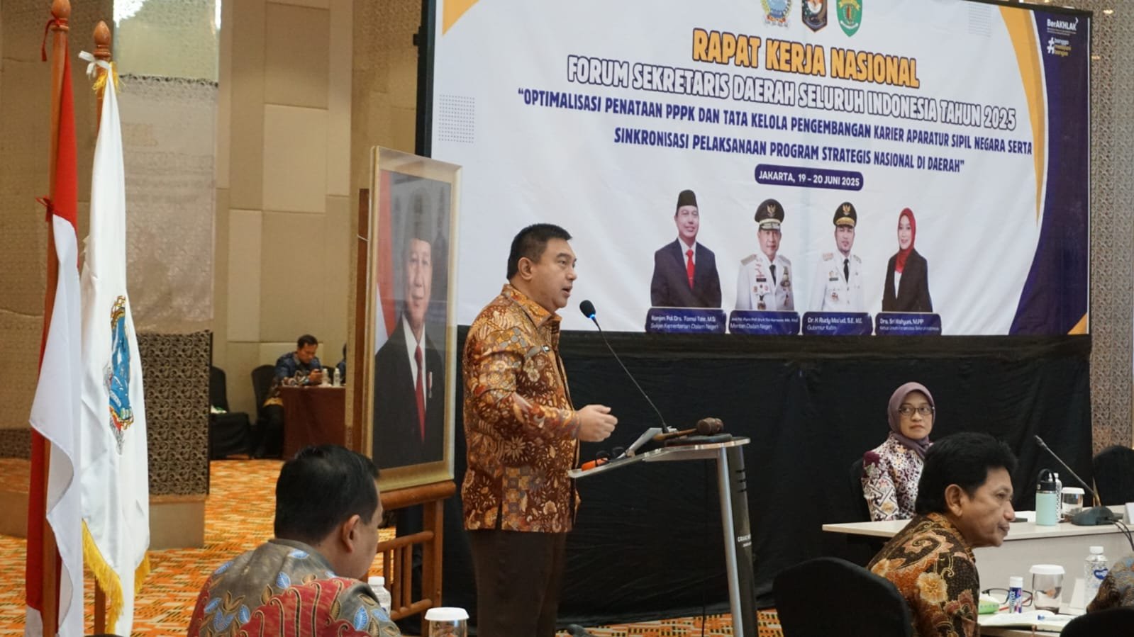 Sekjen Kemendagri: Rakernas Forsesdasi 2025 Sinkronkan Program Prioritas di Daerah