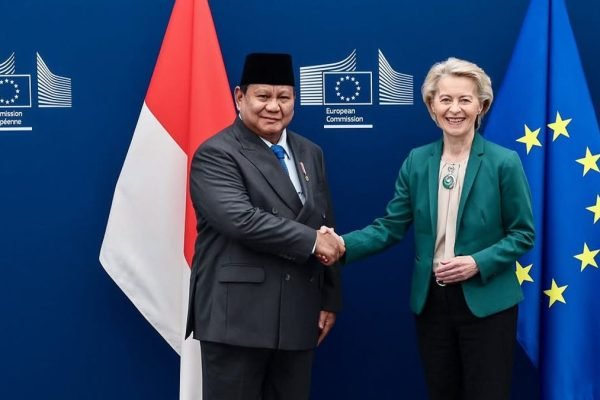 Presiden Prabowo bersama Presiden Komisi Eropa, Ursula von der Leyen/Foto : Instagram (presidenrepublikindonesia)