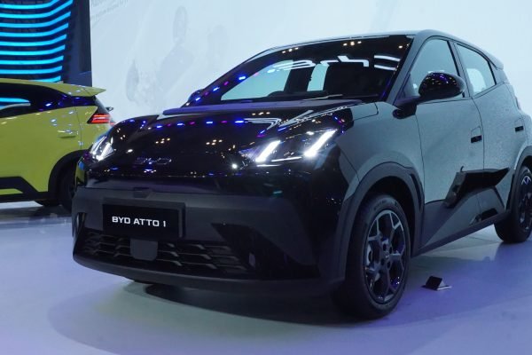 BYD Atto 1 meluncur di GIIAS 2025. Foto: GPriority/Dimas A Putra