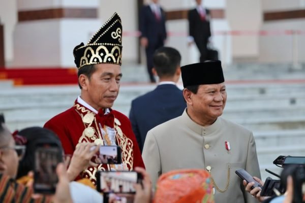 Jokowi dan Prabowo pada Upacara HUT RI ke-79 di IKN tahun lalu/Foto : Biro Setpres RI