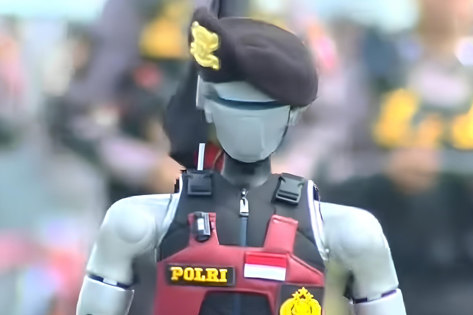 Hormat ke Prabowo, Robot Polri Jadi Sorotan di HUT Bhayangkara ke-79