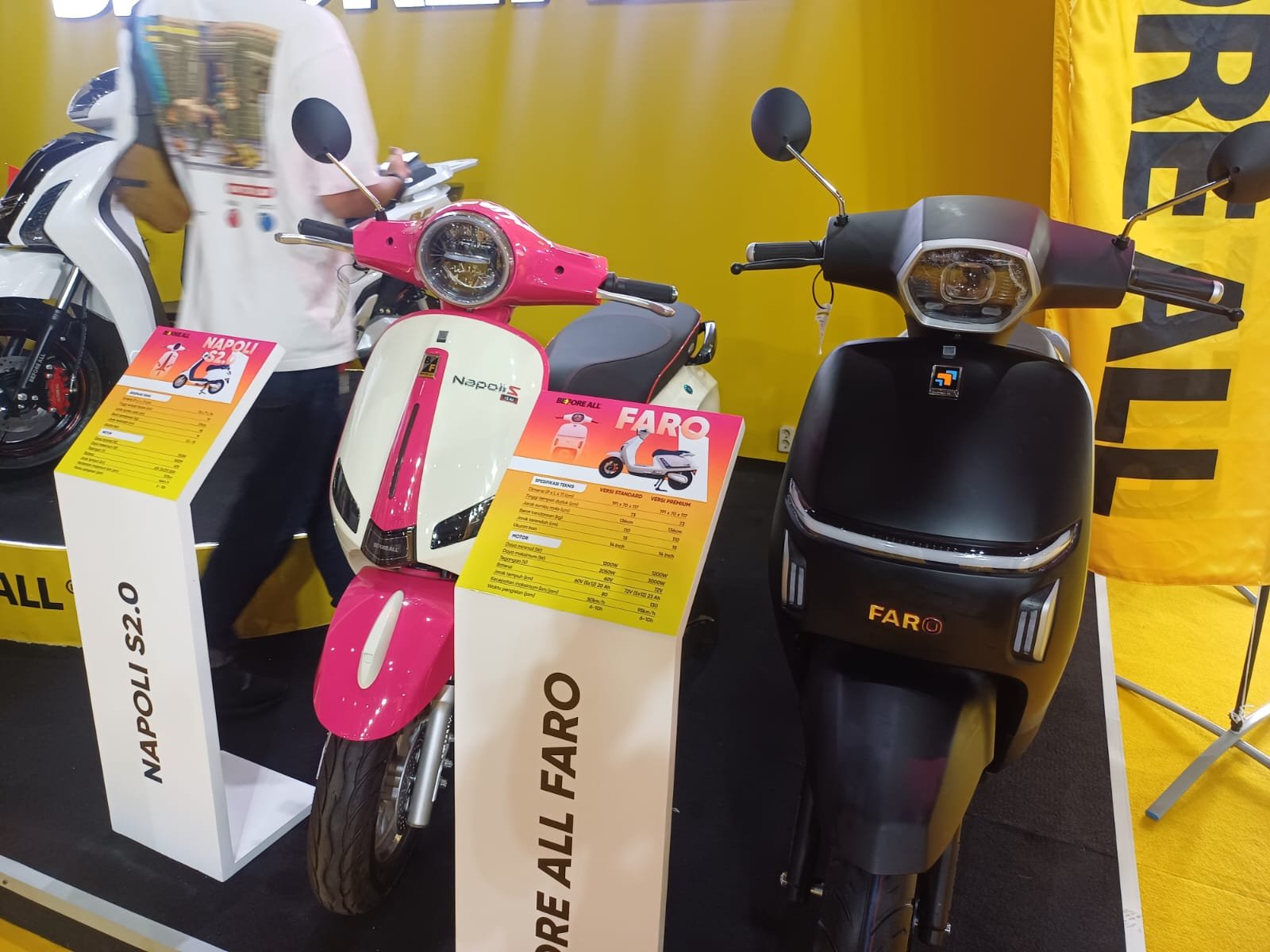 Salah satu merek motor listrik. Foto: Dok.Pribadi