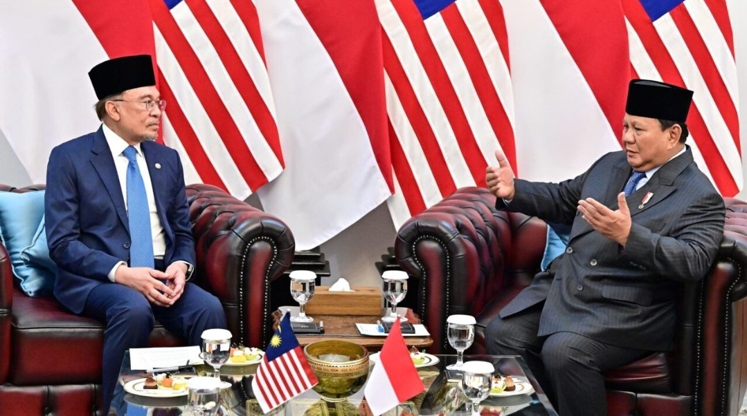 Presiden RI Prabowo Subianto saat kunjungan PM Malaysia, Anwar Ibrahim, di Istana Merdeka, Jakarta, pada Selasa (29/7). Foto: BPMI Setpres/Muchlis Jr