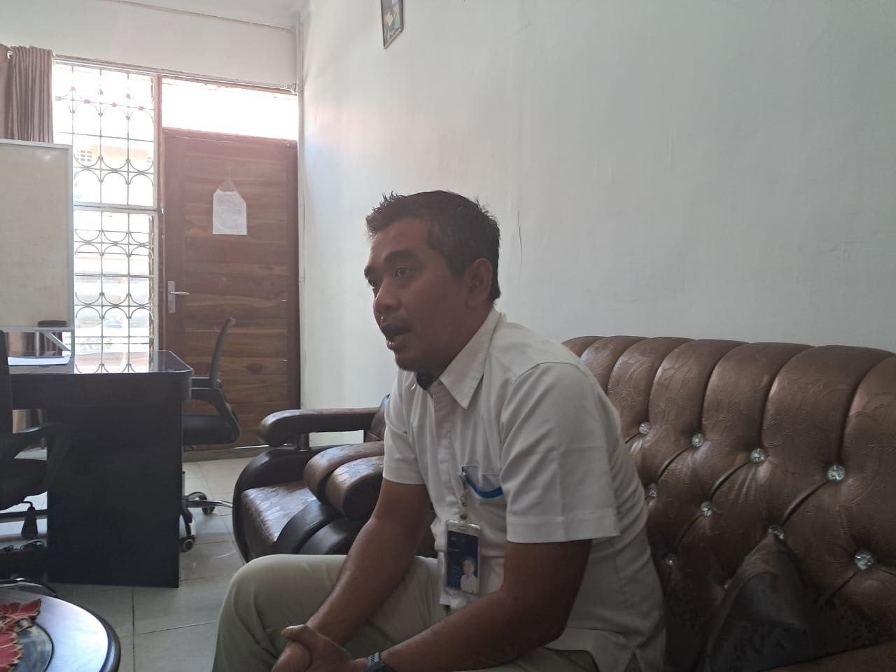 Pimpinan Badan Urusan Logistik (Bulog) Cabang Kota Parepare Moh.Junaidy. Foto: dok.Pribadi
