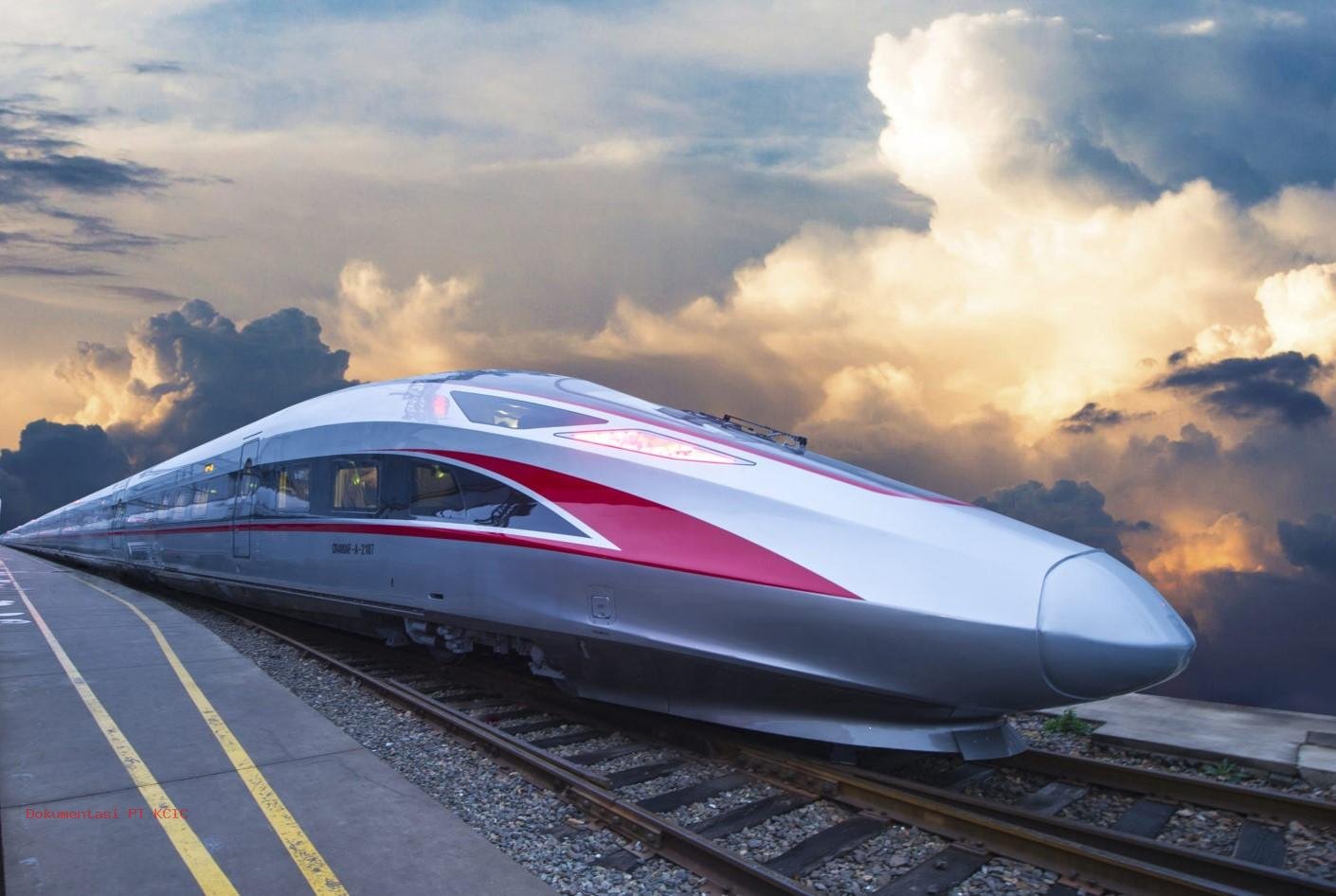Proyek kereta whoosh/Foto Sekretariat Negara