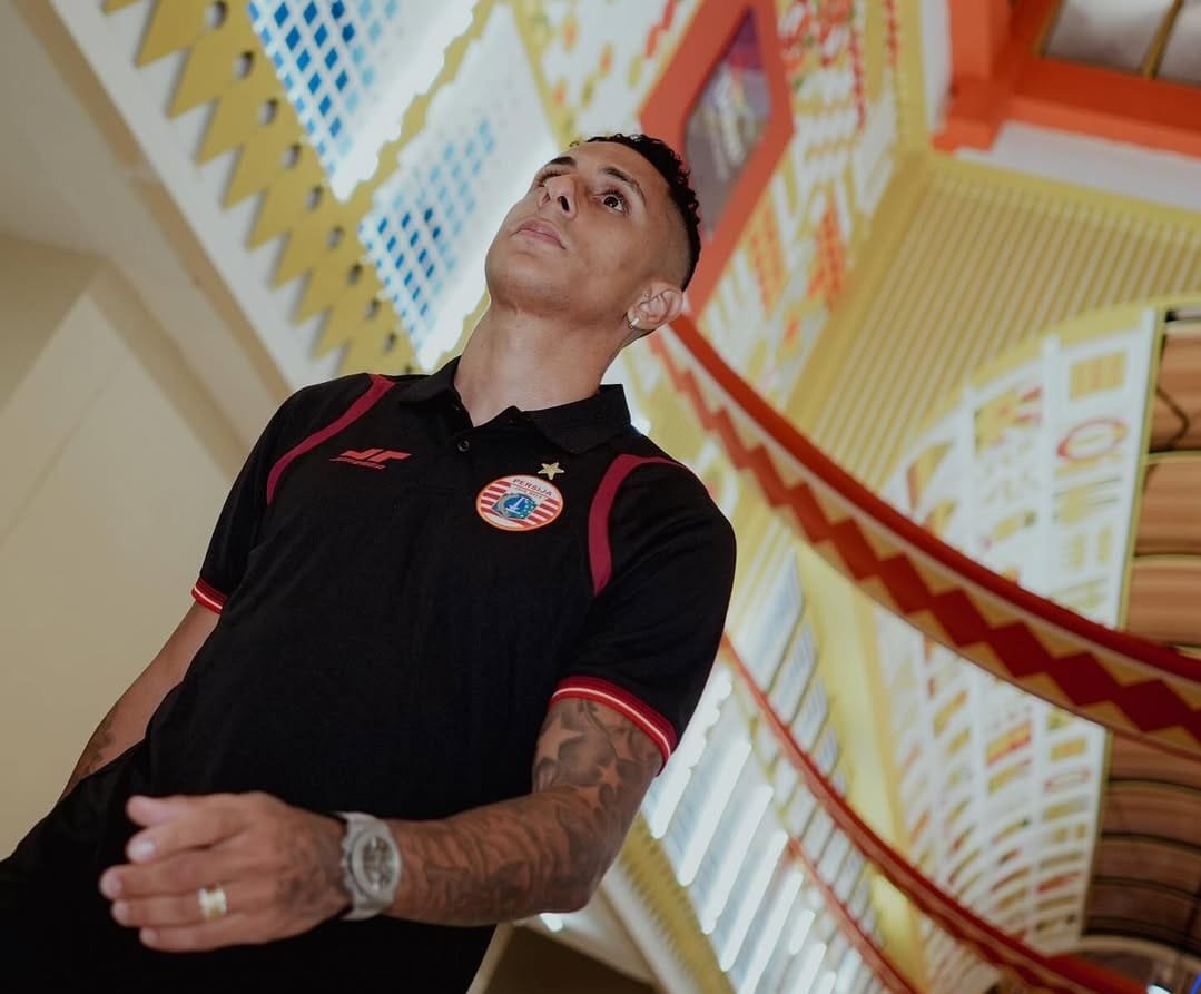 Pemain Persija, Bruno Tubarao. Foto: Instagram/Persija