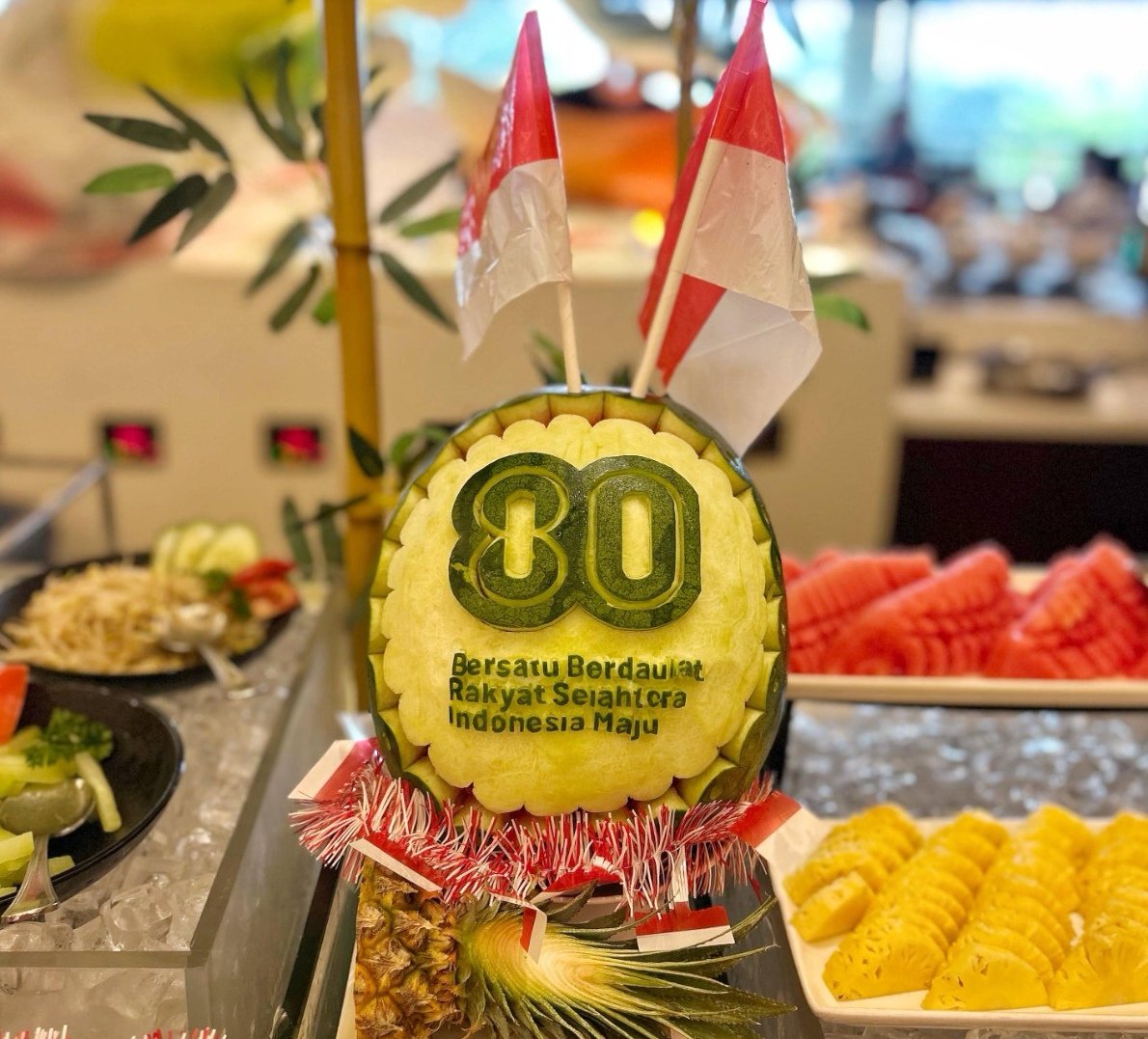 Hotel Ciputra Jakarta beri hidangan spesial untuk rayakan HUT ke-80 RI. Foto: Hotel Ciputra Jakarta