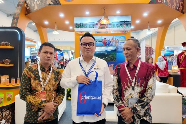 Bupati Morowali Utara di Apkasi Otonomi Expo 2025/Foto : GP Rizky Dimuharram