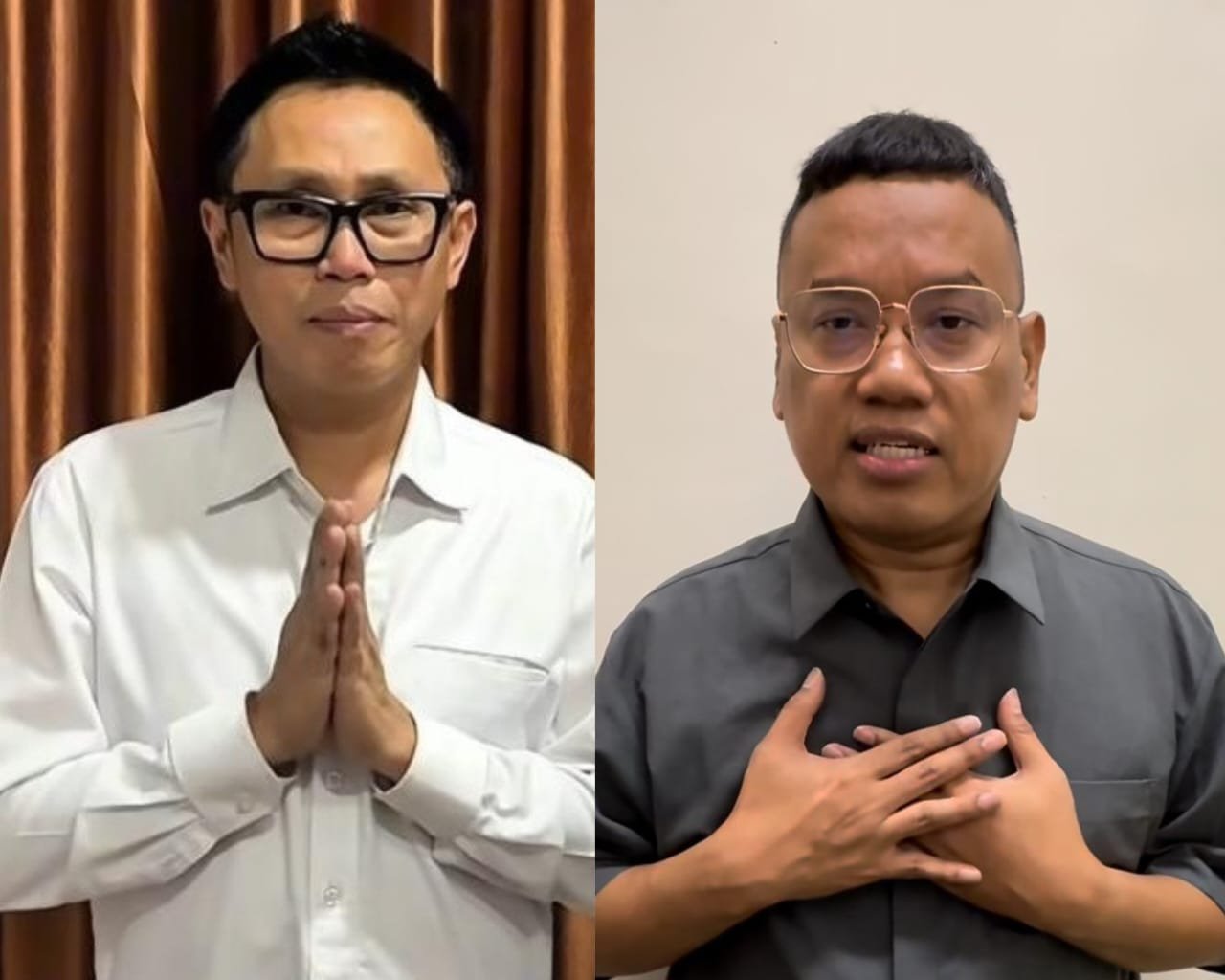 Surya Utama alias Uya Kuya dan Eko Hendro Purnomo alias Eko Patrio. Foto: istimewa
