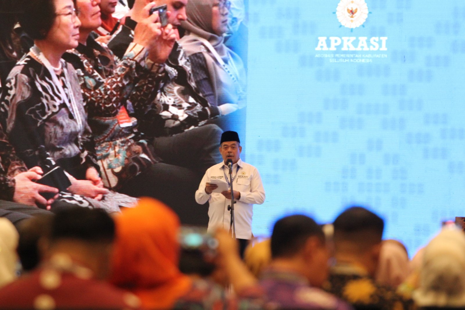 Ketua Umum Apkasi periode 2025-2030, Bursah Zarnubi, yang juga merupakan Bupati Lahat/Foto : GPriority (Rizky Dimuharram)