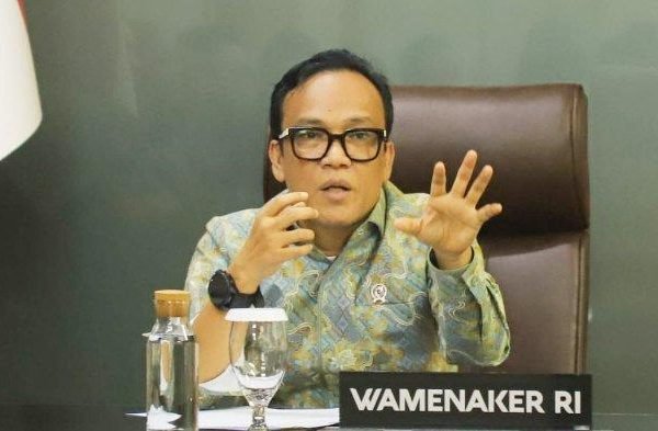 Wamenaker (Wakil Menteri Ketenagakerjaan) Immanuel Ebenezer ditangkap KPK atas kasus dugaan pemerasan sertifikat K3 pada perusahaan-perusahaan/Foto : Dok. kemanker.go.id