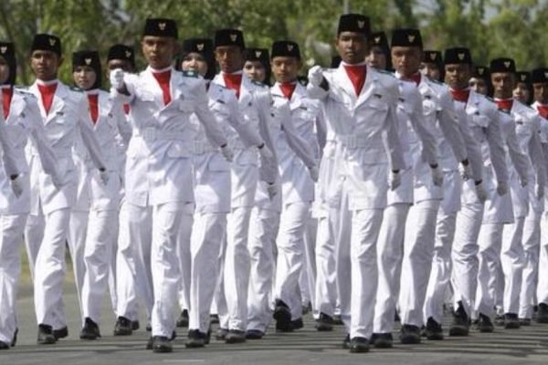 Ilustrasi Paskibraka (SMAN Barabai, Kalimantan Selatan). Foto: istimewa