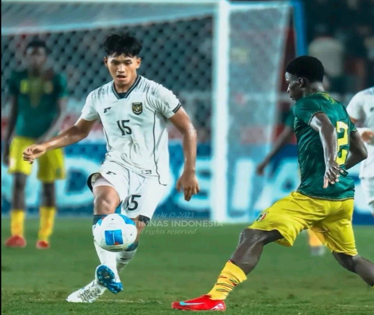 Muhammad Al Gazani saat melawan Mali. Foto: (instagram/timnasindonesia)