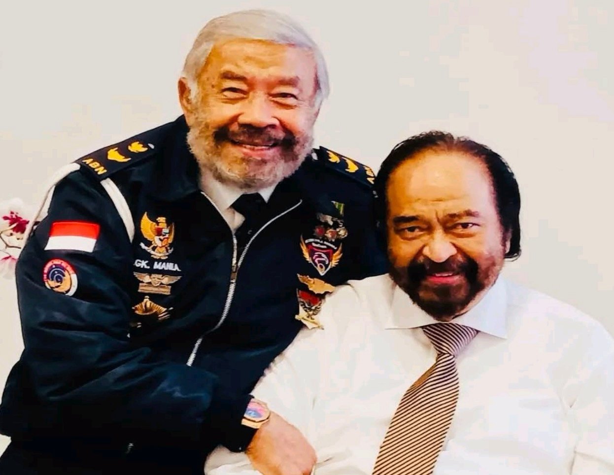 IGK Manila dan Surya Paloh. Foto: (instagram/igk_manila)