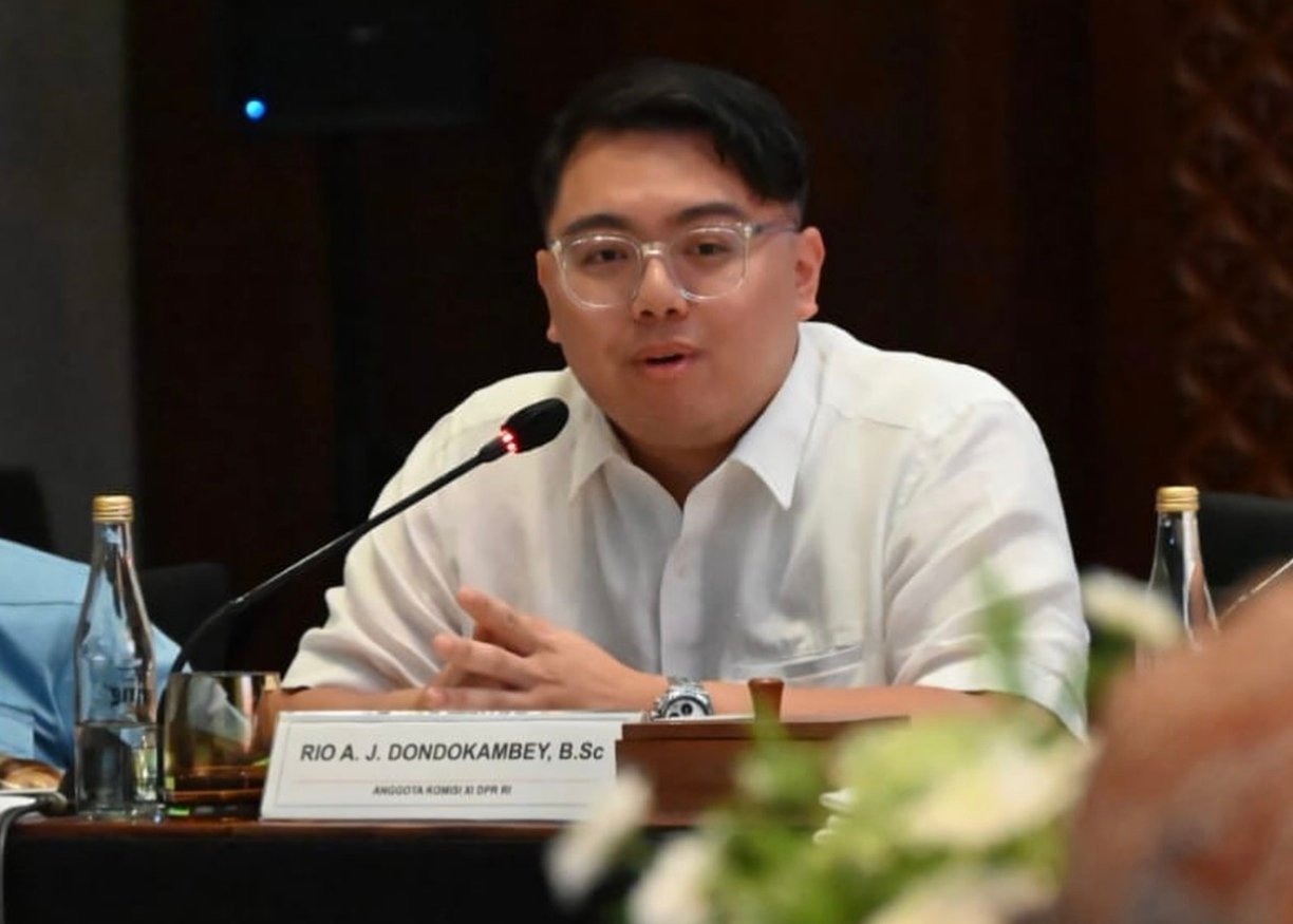 Anggota Komisi XI DPR Rio Alexander Jeremia Dondokambey. Foto: Instagram/riodondokambey