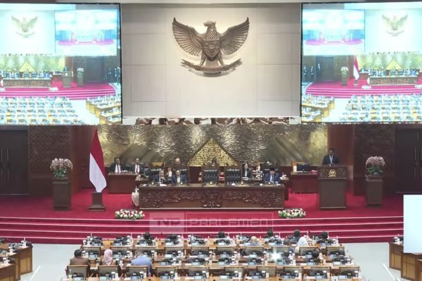 Rapat Paripurna ke-4 DPR, Selasa (26/8). Foto: Tangkapan Layar Youtube/tvrparlemen