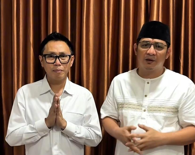 Hendro Purnomo alias Eko Patrio ditemani Pasha Ungu minta maaf ke masyarakat Indonesia/Foto : Dok Instagram @ekopatriosuper