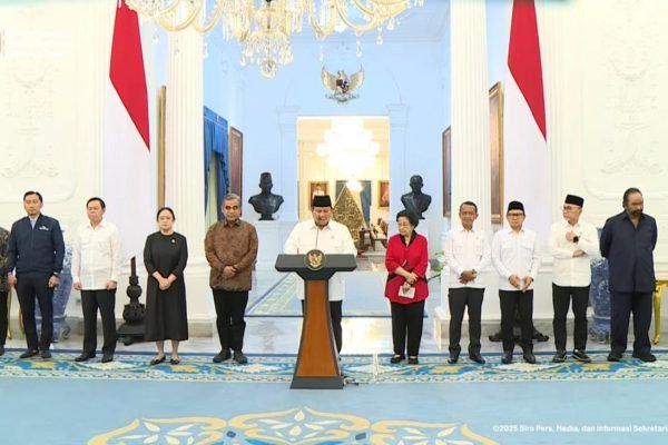 Presiden Prabowo, Ketum Parpol serta Pimpinan MPR/DPR/DPD/Foto : Dok Tangkapan Layar YouTube Sekretariat Presiden