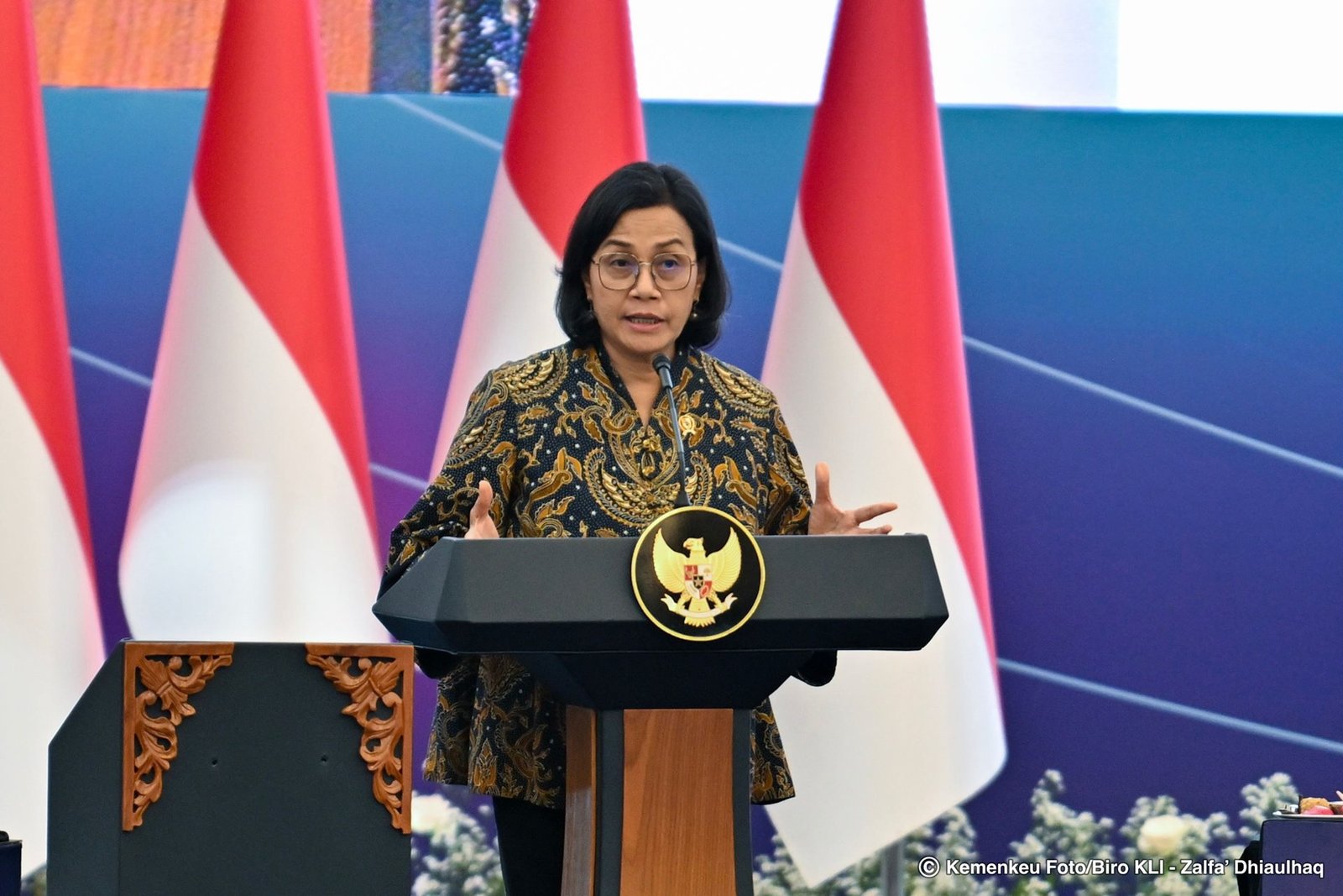 Menkeu Sri Mulyani sebut rendahnya gaji guru dan dosen jadi tantangan besar dalam pengelolaan keuangan negara/Foto : Dok. Kemenkeu RI