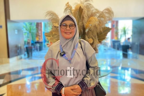 Istri Bupati Kutai Timur (Kutim) sekaligus Ketua DEKRANASDA Kutim, Siti Robiah di acara Rakernas DEKRANAS 2025/Foto Fifi Abdurahman