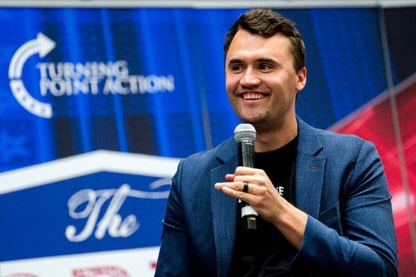 Semasa hidup, Charlie Kirk dikenal sebagai sosok yang dikagumi banyak orang/Foto : Dok. The New York Times
