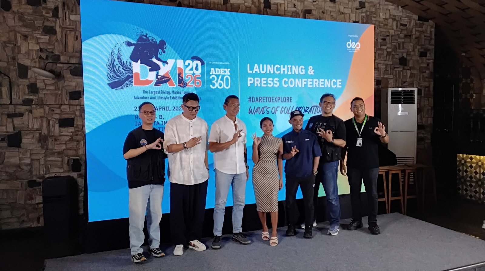Irfan dan pegiat olahraga out door, serta beberapa pimpinan event DXI 2026. Foto: GPriority/Rizqi Juned