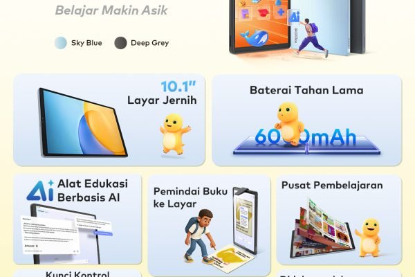 itel resmi meluncurkan itel VistaTab 11. Foto: dok.itel