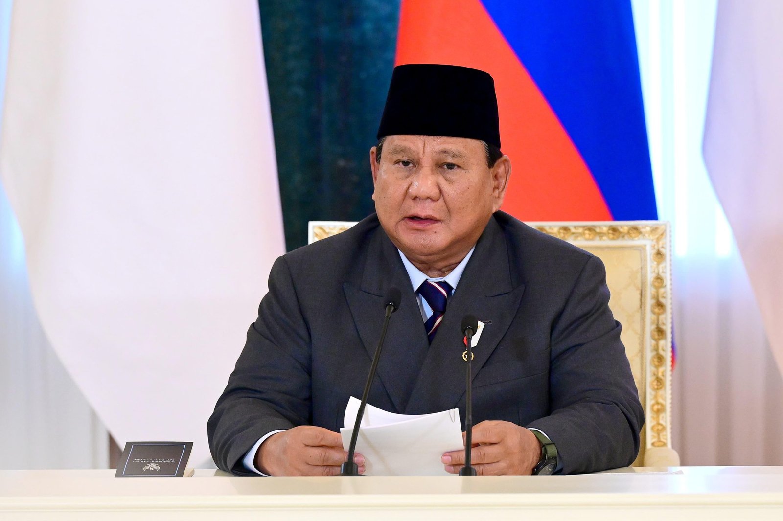 Prabowo sebut kebiasaan makan menggunakan tangan serta lactose intolerance menjadi 2 kendala program MBG/Foto : Dok. Sekretariat Negara