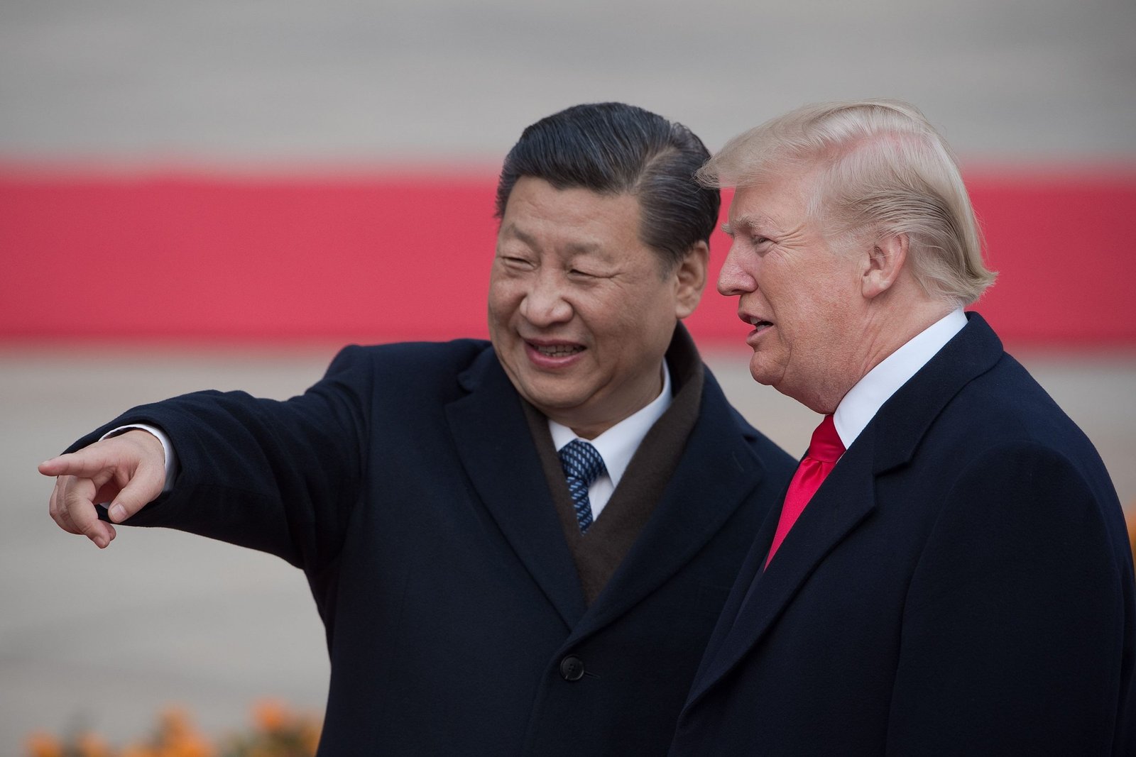 Presiden China Xi Jinping bersama Presiden AS Donald Trump/Foto : Dok. AFP