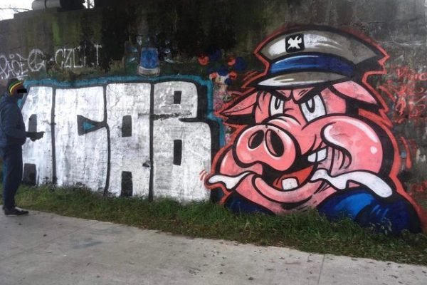 Coretan ACAB. Foto:(Dok/Pinterest)