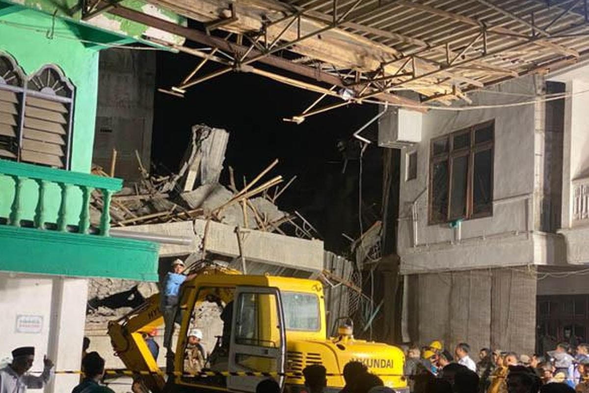 Musala Ponpes Al Khoziny ambruk. Foto: Dok/Istimewa