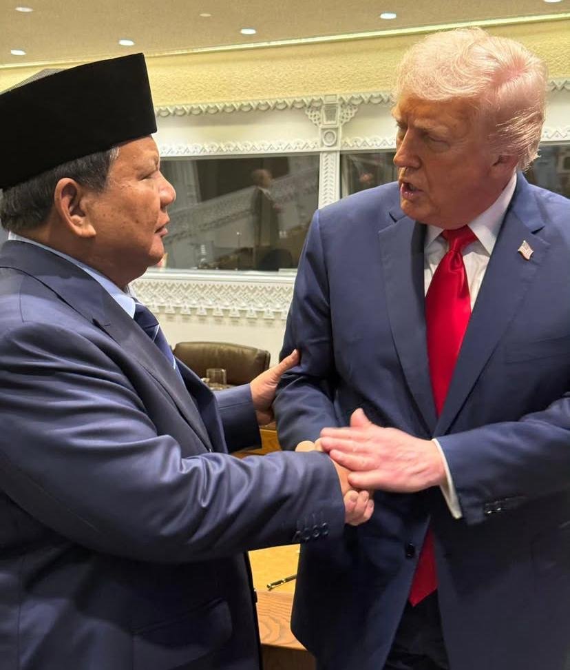Presiden Prabowo Subianto mendapatkan apresiasi Presiden AS Donald Trump usai pidato sidang PBB/Foto Instagram @sekretariat.kabinet
