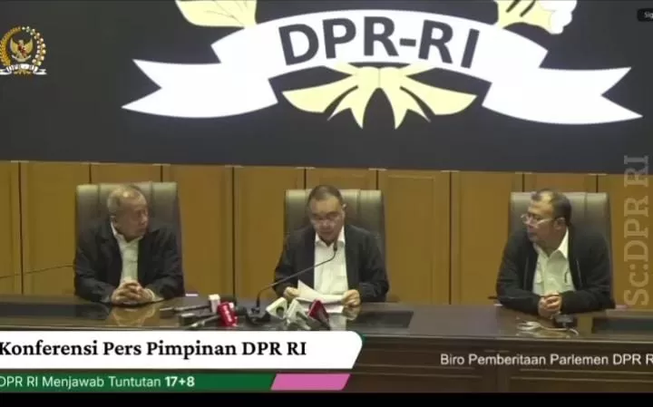 DPR RI resmi menjawab tuntutan 17+8 rakyat Indonesia pada Jumat (5/9) kemarin/Foto : Dok. Biro Pemberitaan Parlemen DPR RI