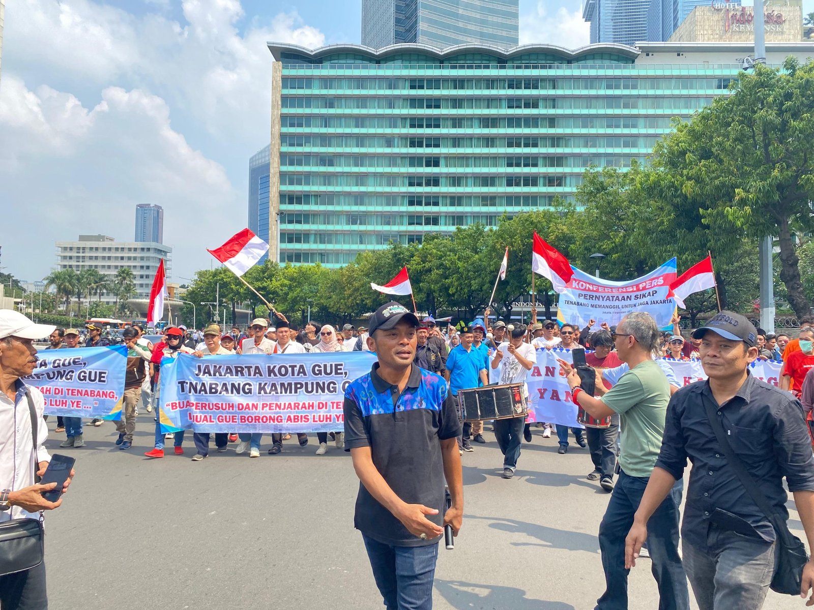 Warga Tanah Abang gelar aksi damai/Foto : Dok Fifi Abdurahman