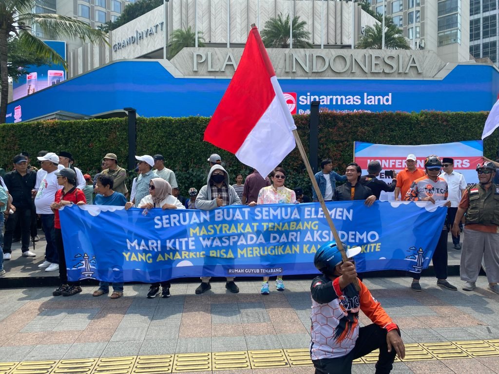 Rumah Guyub Tanah Abang gelar deklarasi aksi damai di Depan Plaza Indonesia/Foto : Dok Fifi Abdurahman